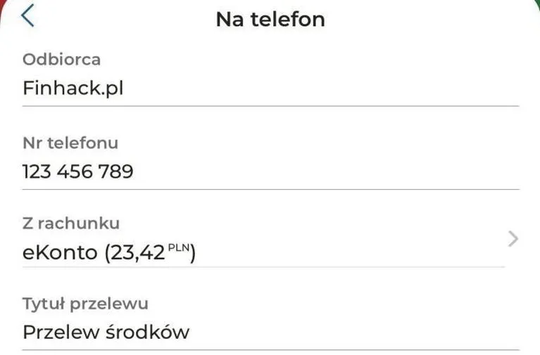 Czas zaksięgowania przelewu