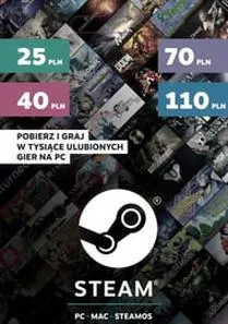 Dodawanie pieniędzy na Steam