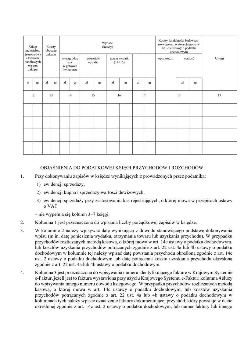 Jak liczyć podatek w KPiR