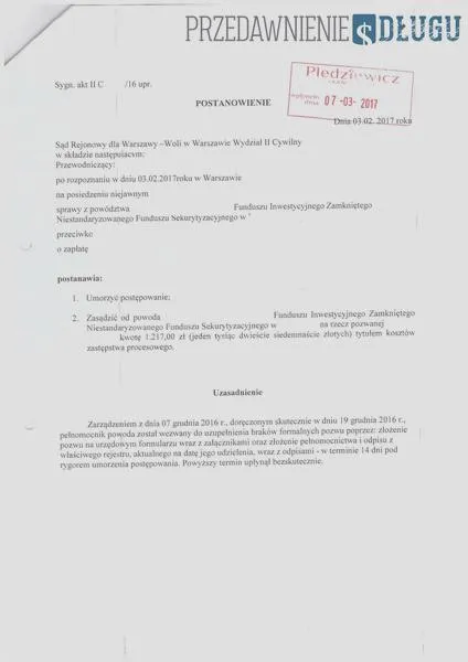 Komornik prawo umorzenia