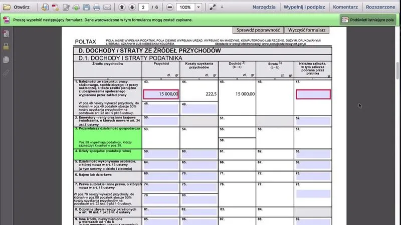 Konsekwencje spóźnienia z PIT-36