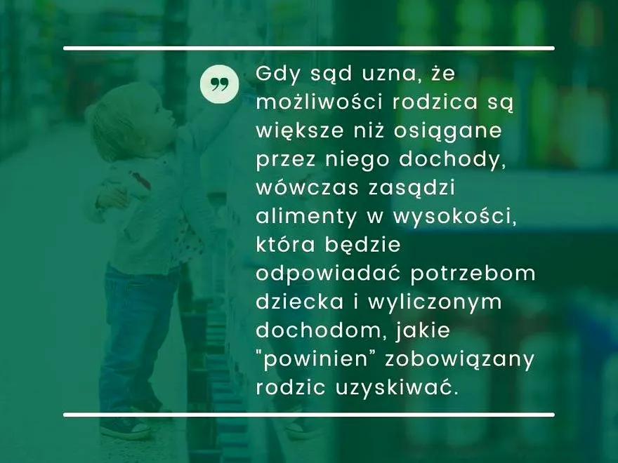Obliczanie alimentów