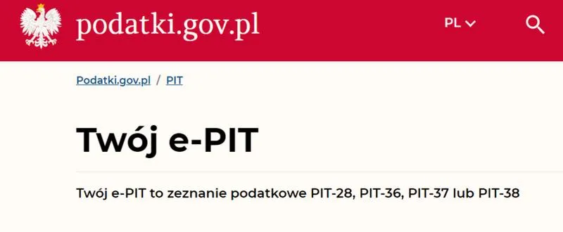 Płatność podatku przez e-pit