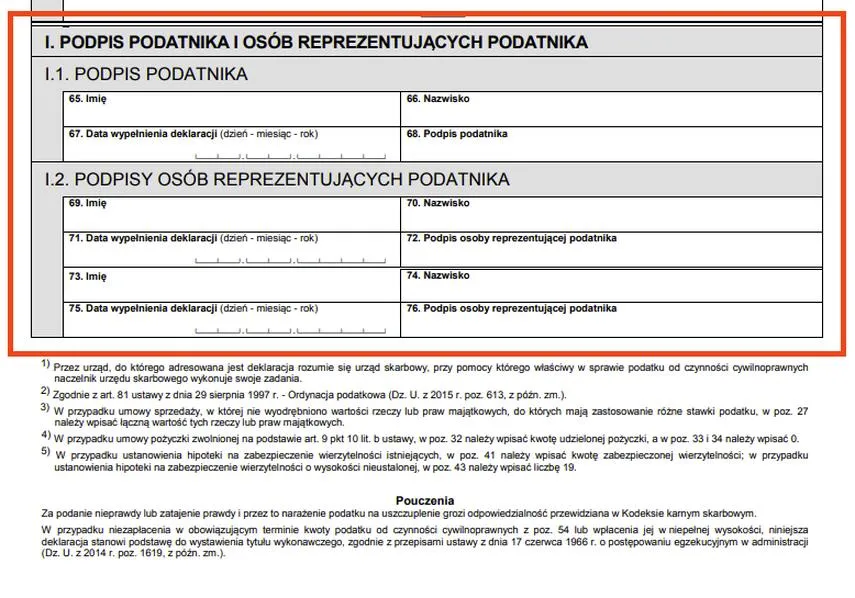 Tytuł przelewu PCC-3